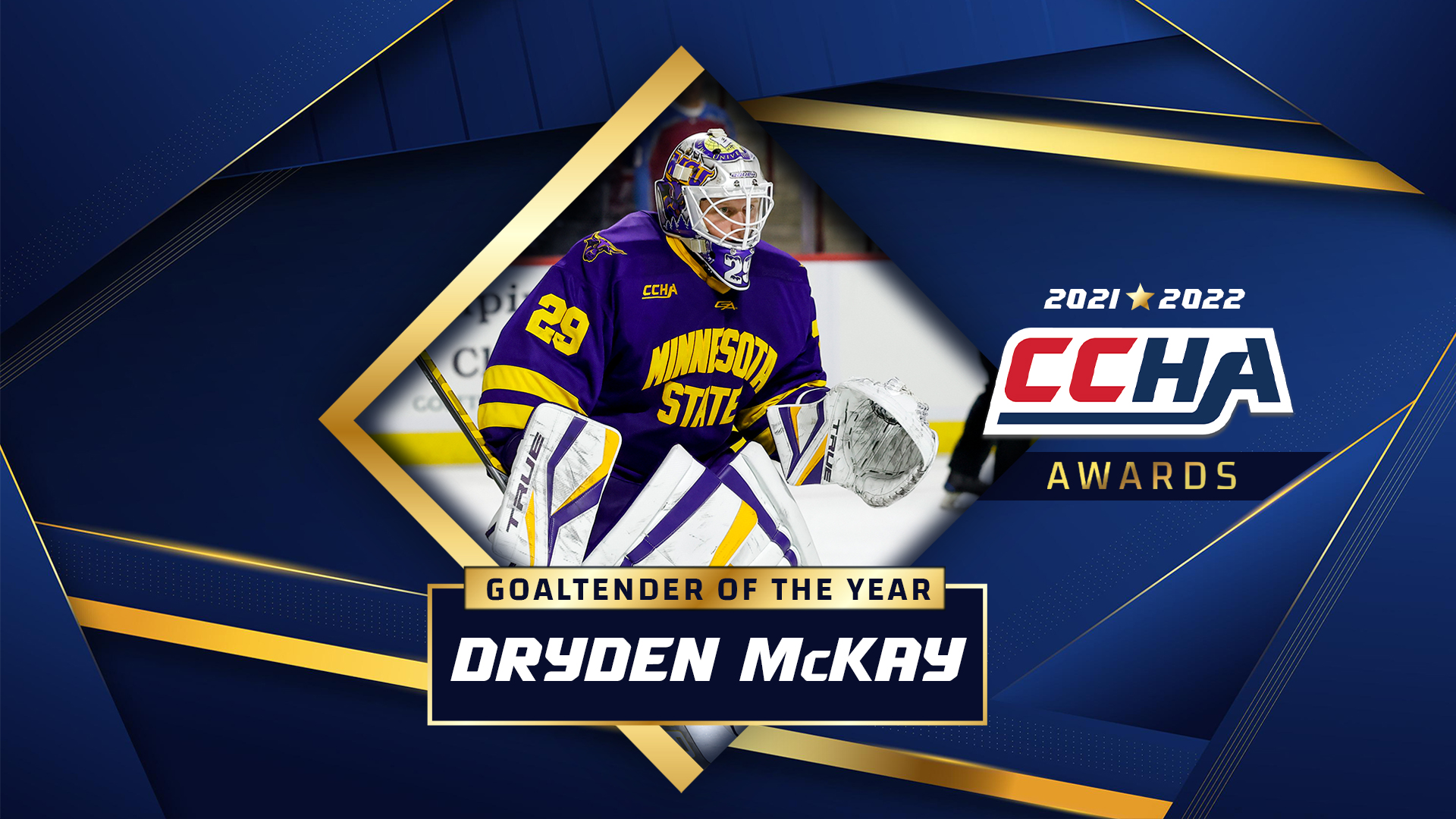 Dryden McKay CCHA Goaltender of the Year Award